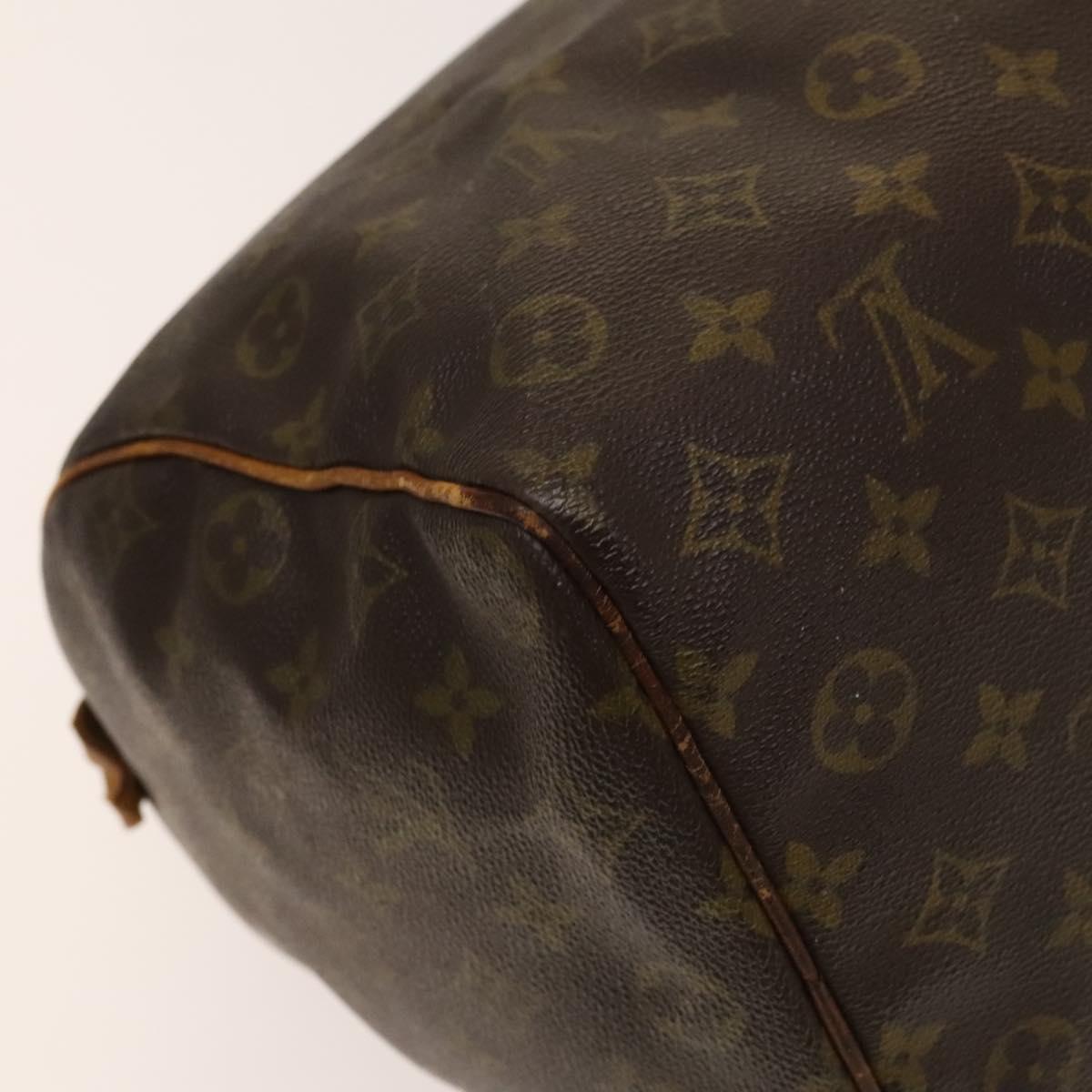 LOUIS VUITTON Monogram Speedy 35 Hand Bag M41524 LV Auth bs28844