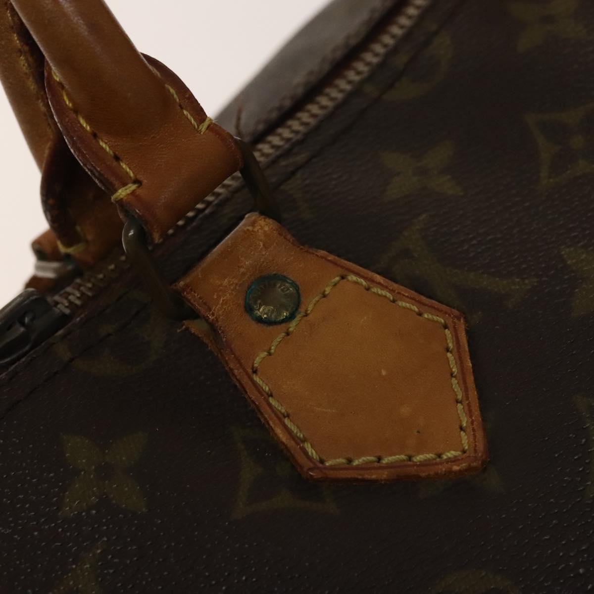 LOUIS VUITTON Monogram Speedy 35 Hand Bag M41524 LV Auth bs28844