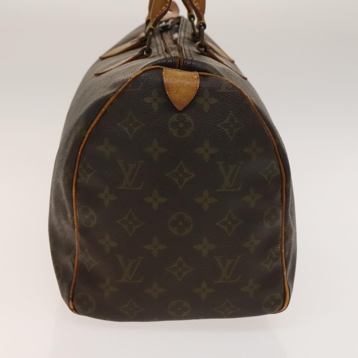 LOUIS VUITTON Monogram Speedy 35 Hand Bag M41524 LV Auth bs28844