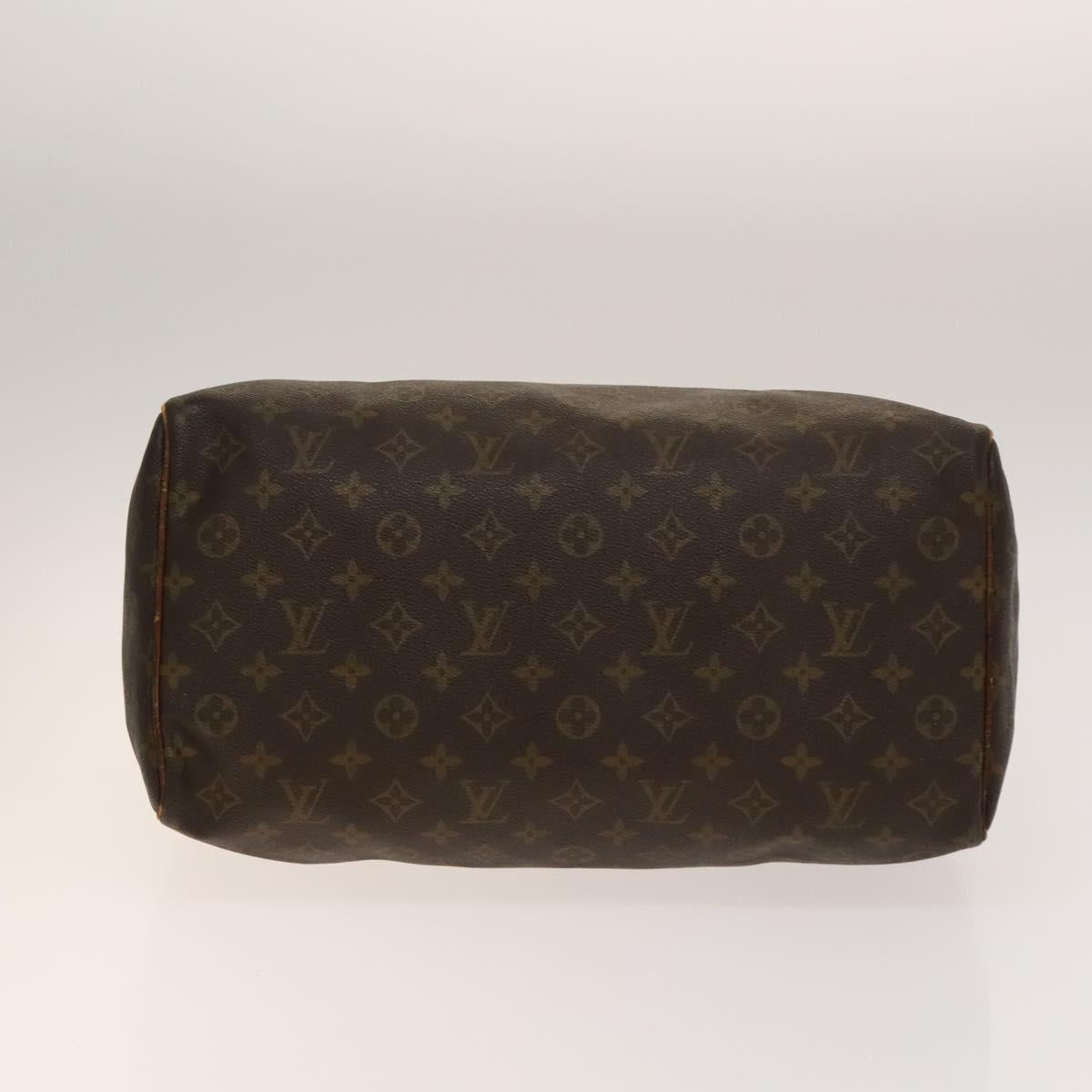 LOUIS VUITTON Monogram Speedy 35 Hand Bag M41524 LV Auth bs28844