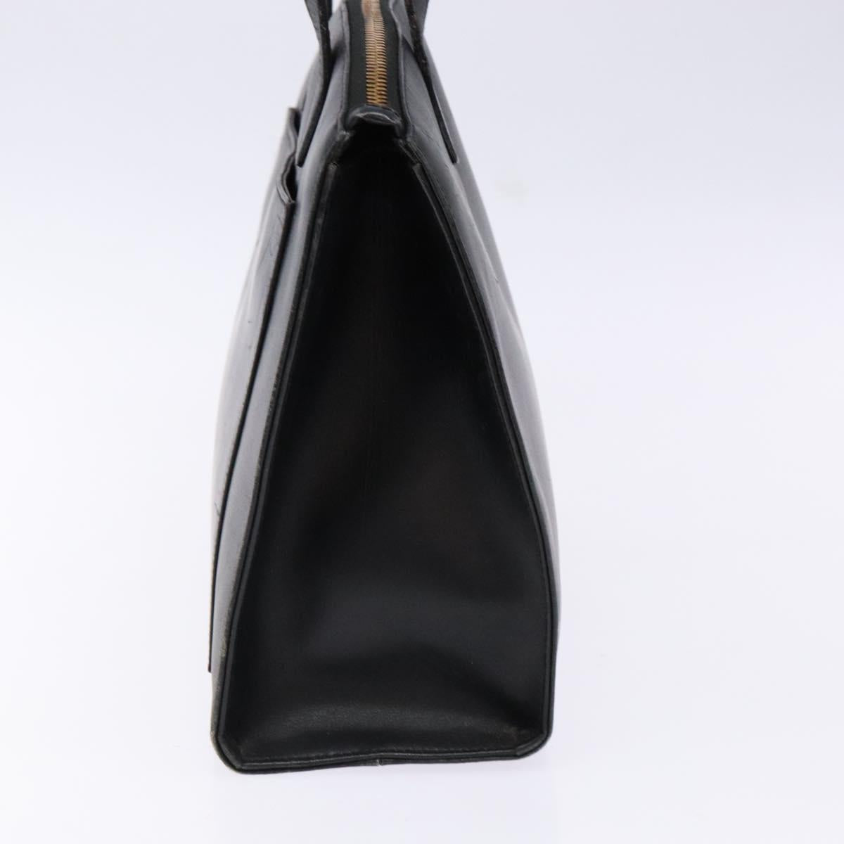 GUCCI Shoulder Bag Leather Black Gold 002 1998 0346 Auth bs28875