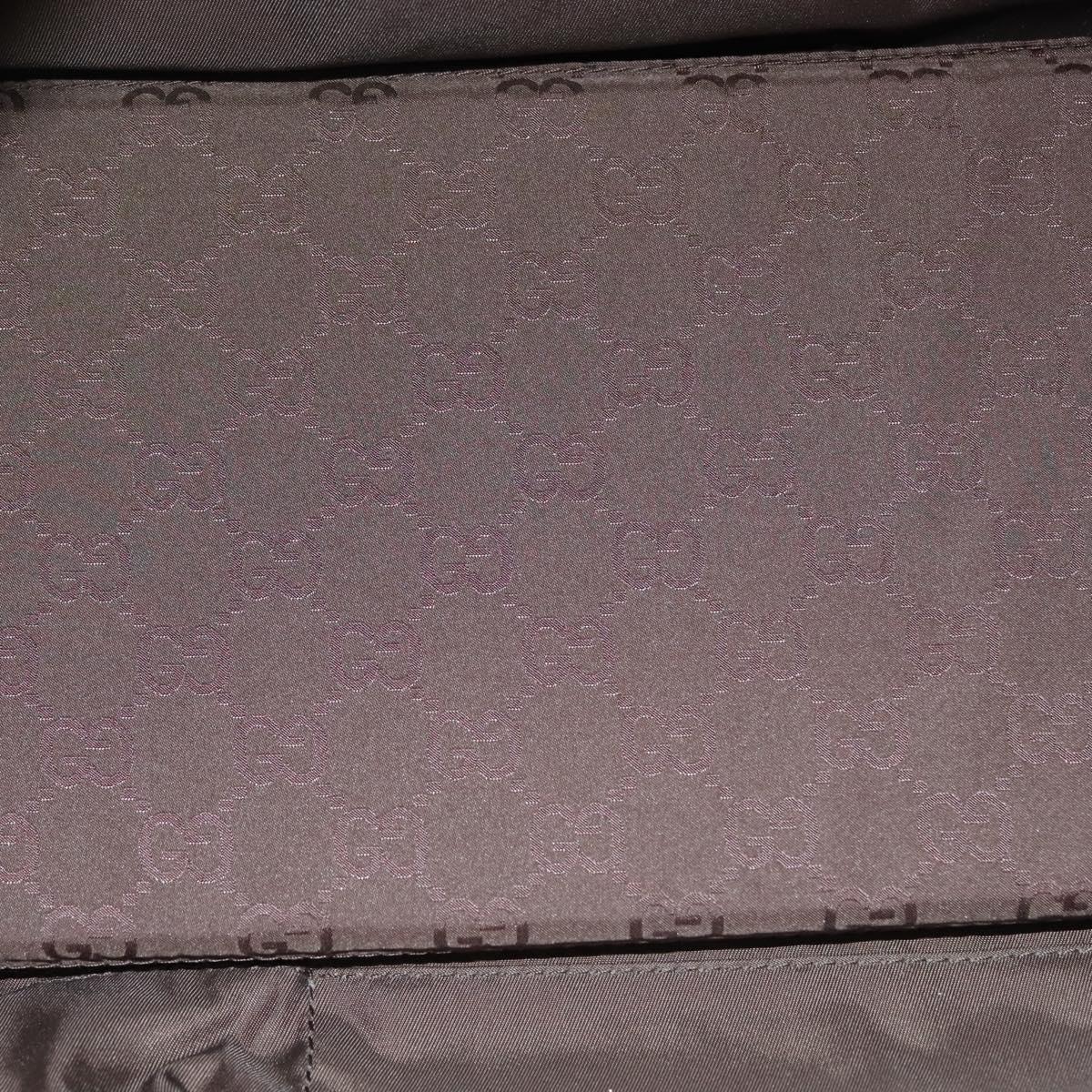 GUCCI GG Canvas Sherry Line Tote Bag Beige Gold 155524 Auth bs28913