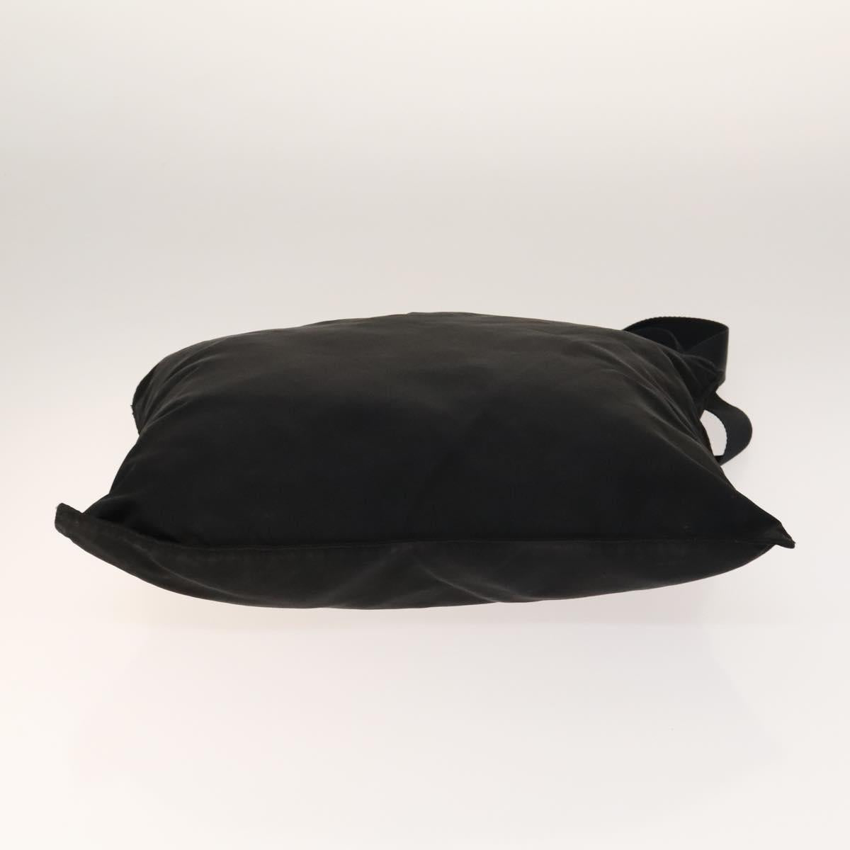 PRADA Shoulder Bag Nylon 4Set Black Khaki Brown Auth bs28995