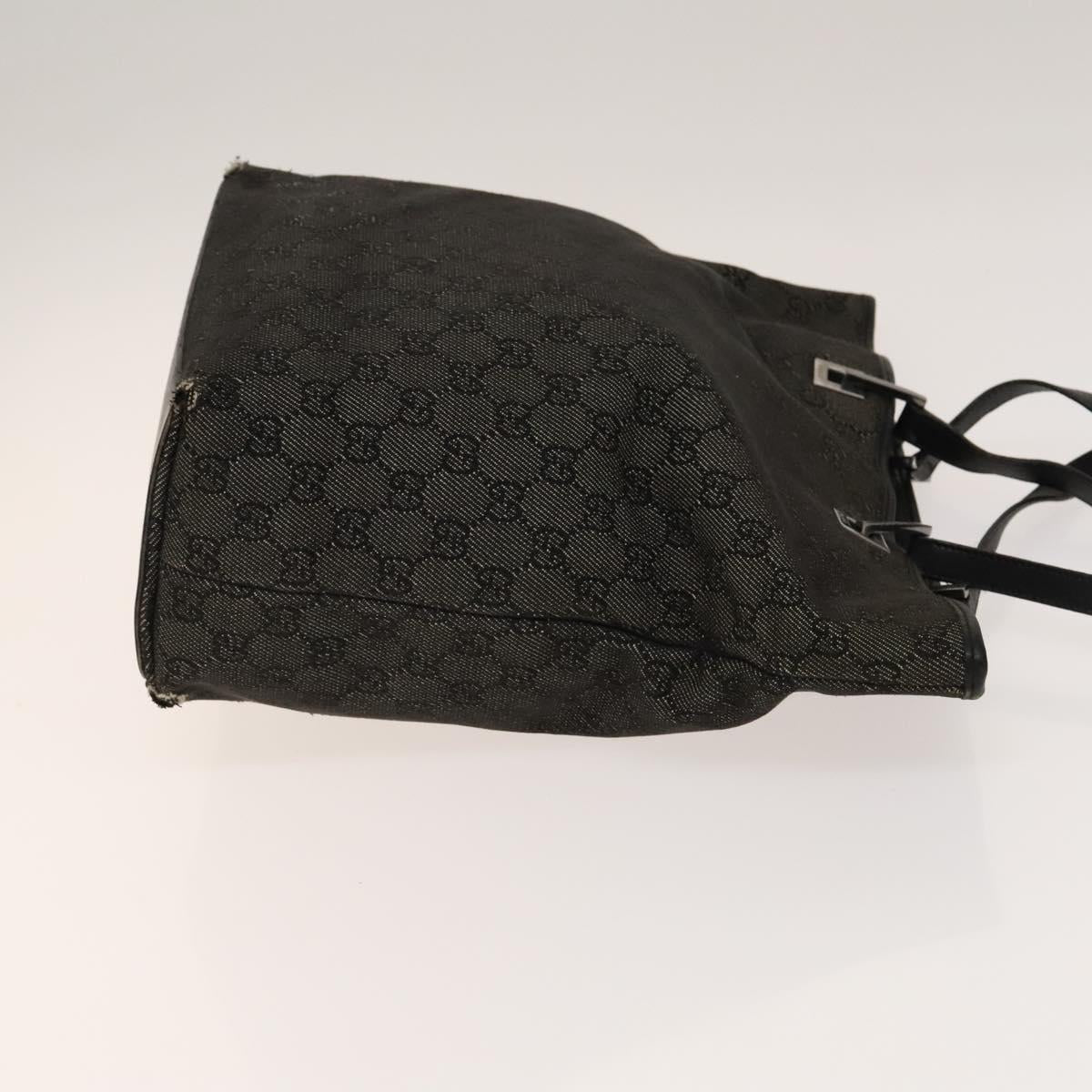 GUCCI GG Canvas Tote Bag 2Set Beige Black Auth bs28996