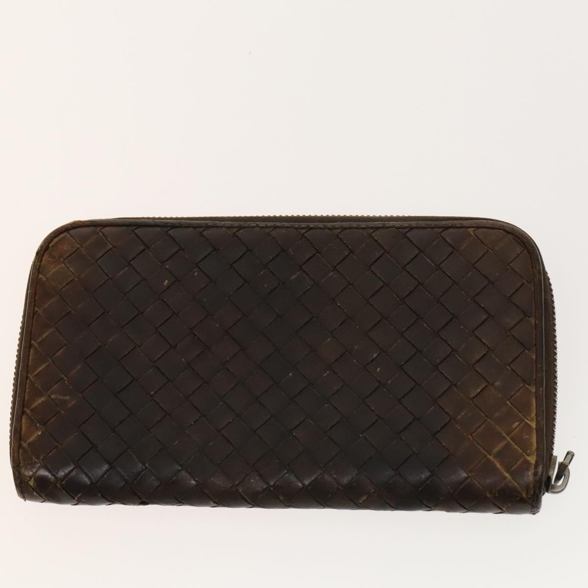 BOTTEGA VENETA Wallet Leather nylon 5Set Brown Black Red Auth bs29005
