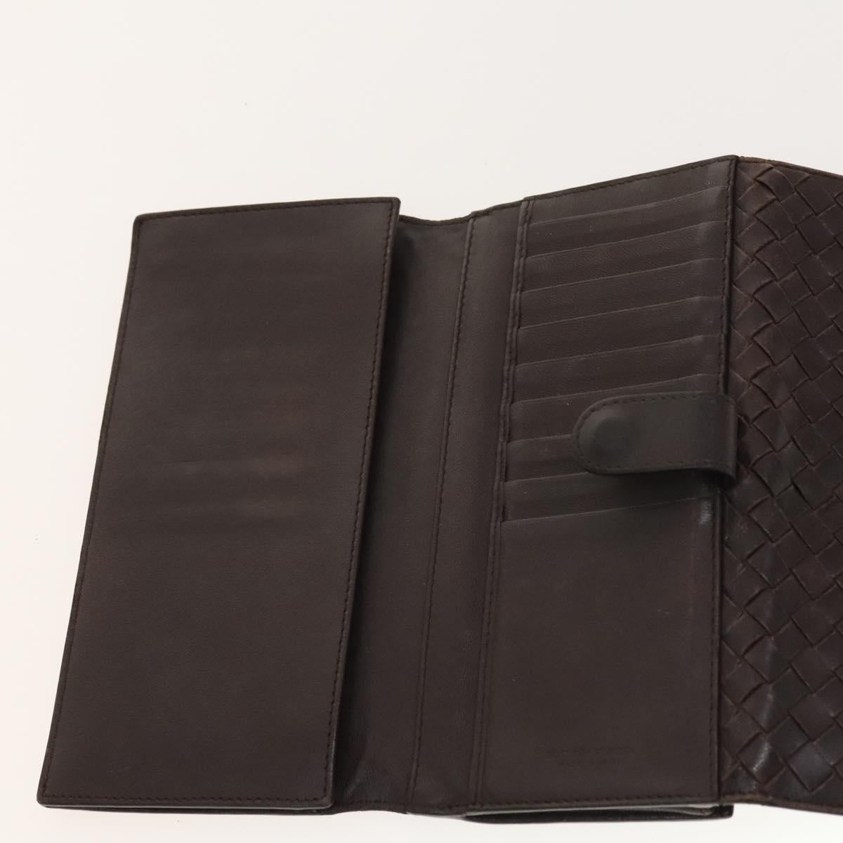 BOTTEGA VENETA Wallet Leather nylon 5Set Brown Black Red Auth bs29005