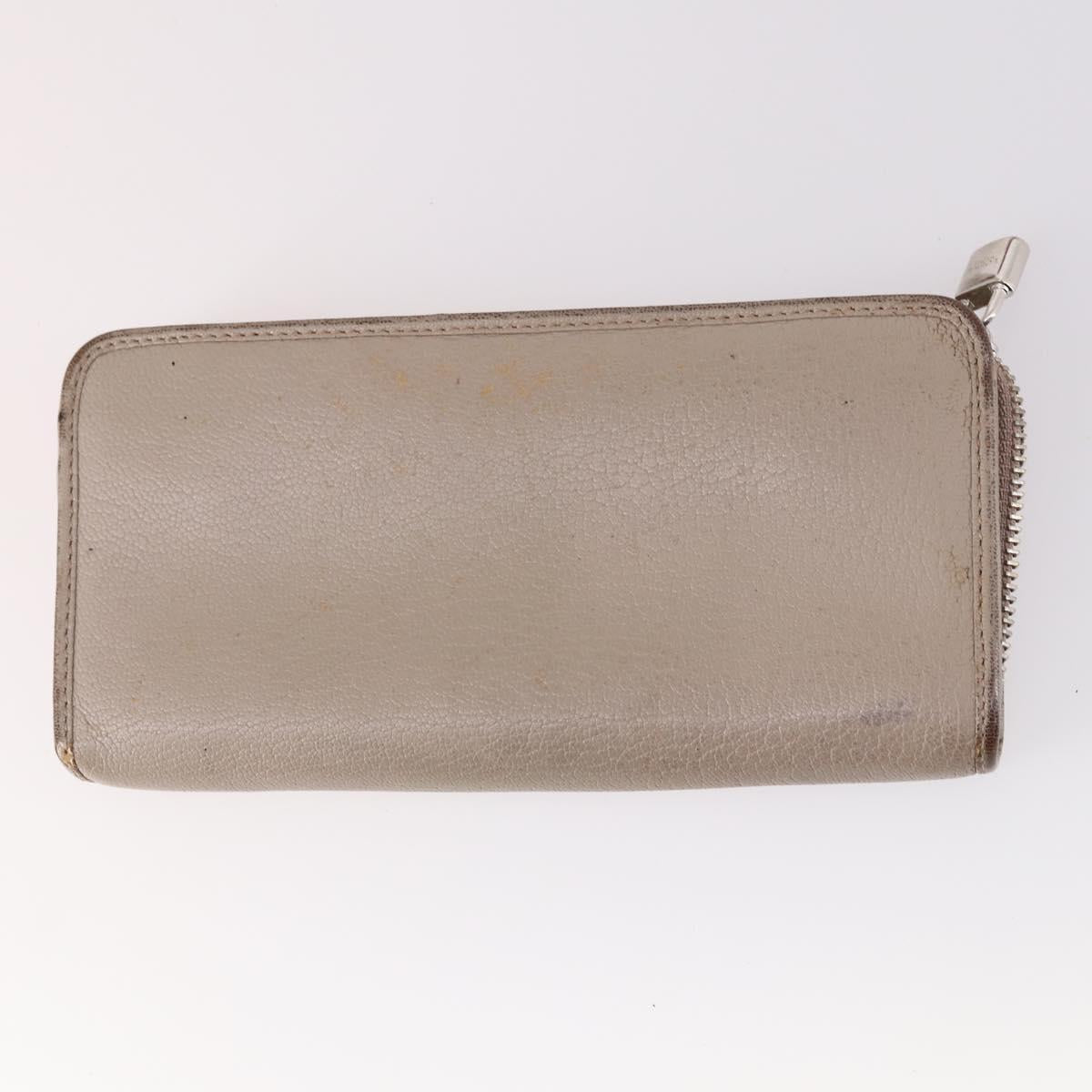 LOEWE Wallet Leather 4Set Beige Red black Auth bs29011