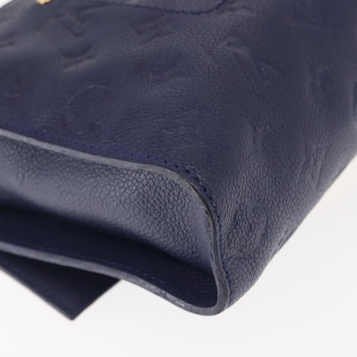 LOUIS VUITTON Monogram Empreinte Fascinant Bag Celest M40787 LV Auth bs29032