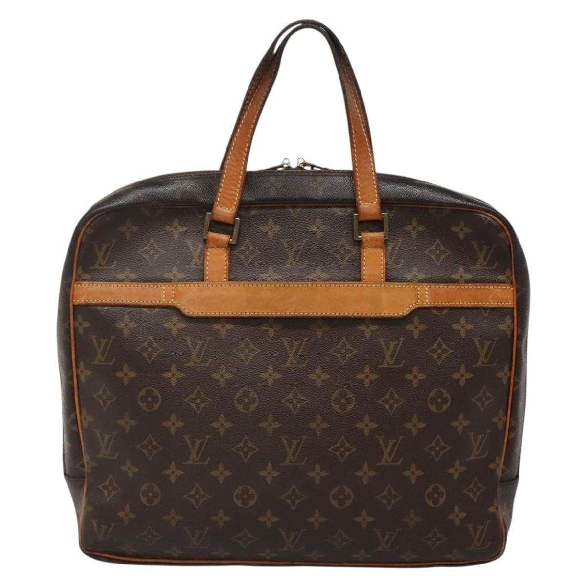 LOUIS VUITTON Monogram Porte Documents Pegas Hand Bag M53343 LV Auth bs29038