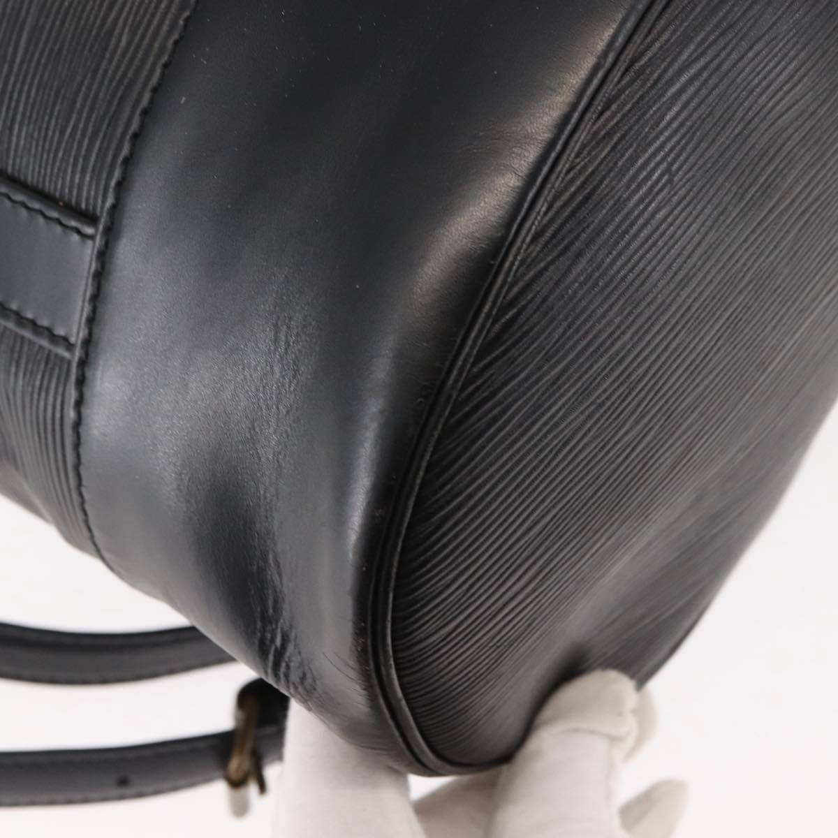 LOUIS VUITTON Epi Randonnee GM Shoulder Bag Black M43082 LV Auth bs29041