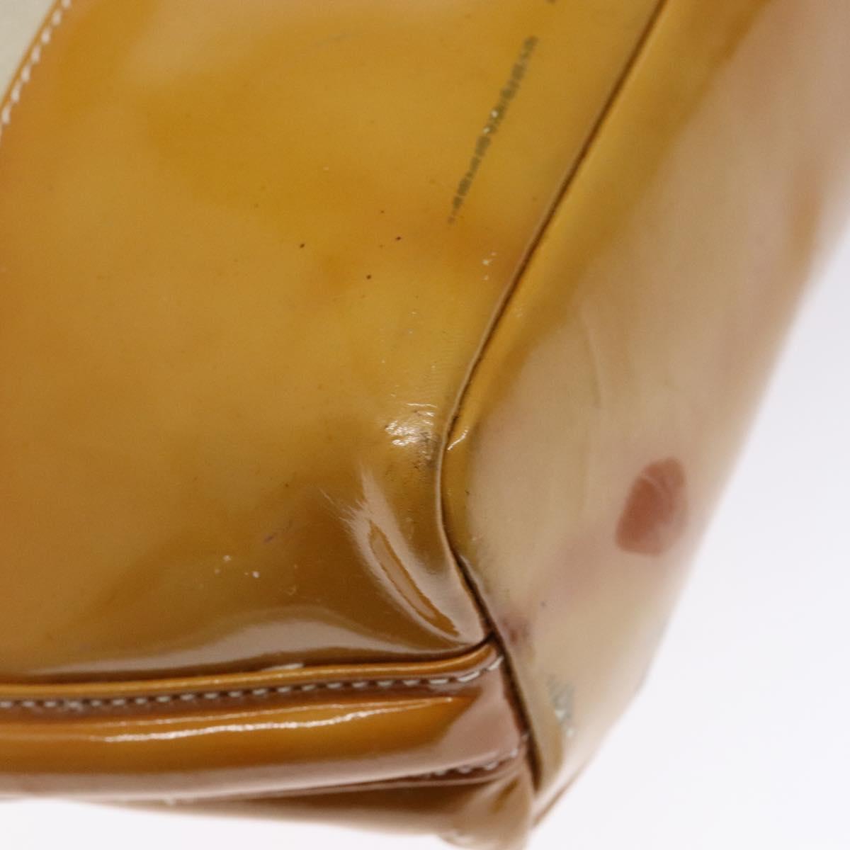 GUCCI Shoulder Bag Enamel Orange Silver 000 1013 0555 Auth bs29061