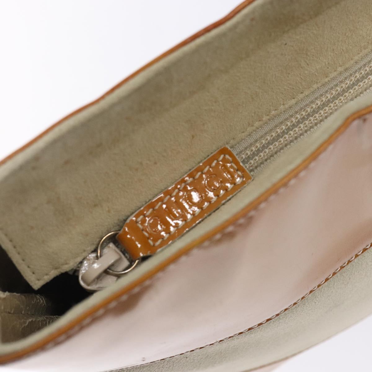 GUCCI Shoulder Bag Enamel Orange Silver 000 1013 0555 Auth bs29061