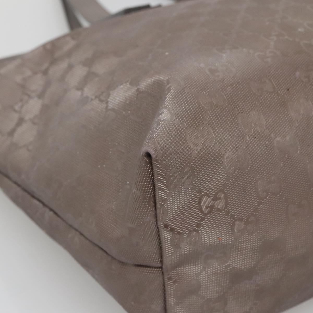 GUCCI GG Implementation Tote Bag PVC Pink Silver 211137 Auth bs29066