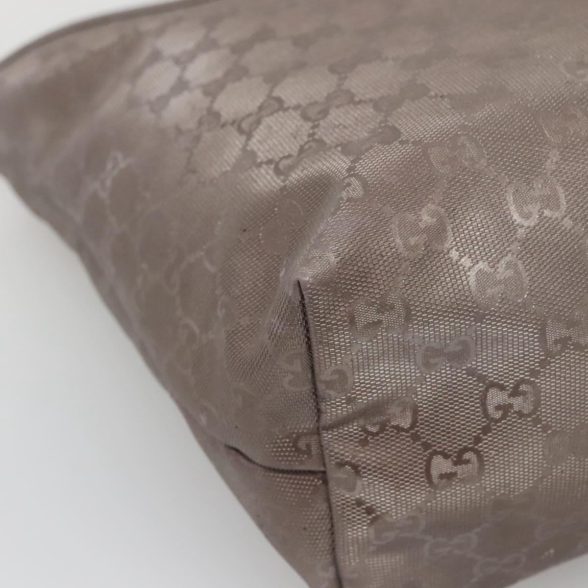 GUCCI GG Implementation Tote Bag PVC Pink Silver 211137 Auth bs29066