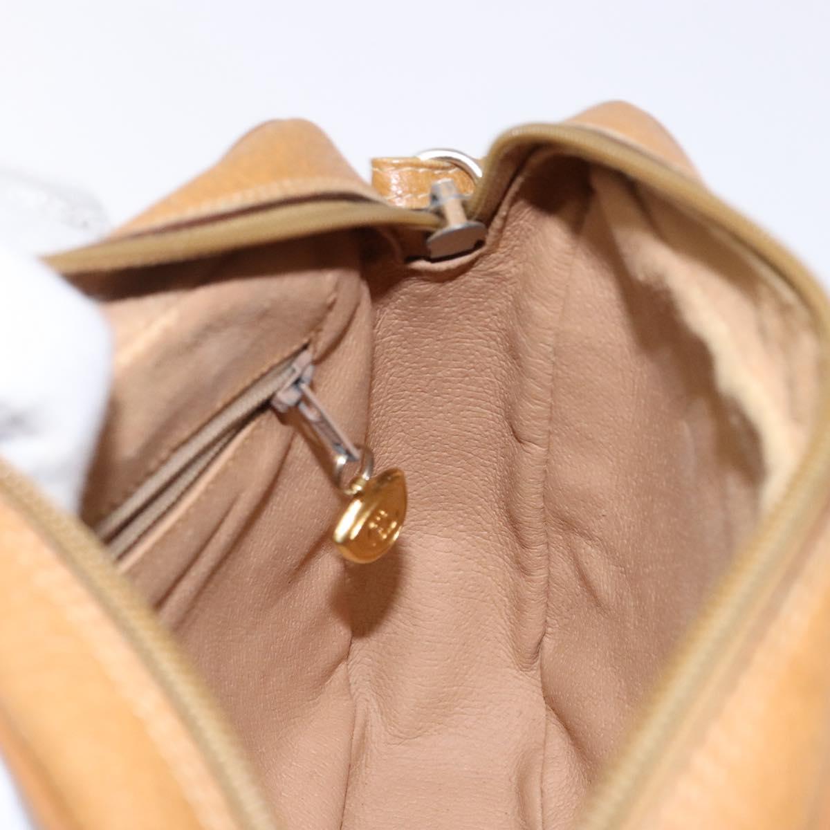 GUCCI Micro GG Supreme Shoulder Bag PVC Beige Gold 007 904 0423 Auth bs29068