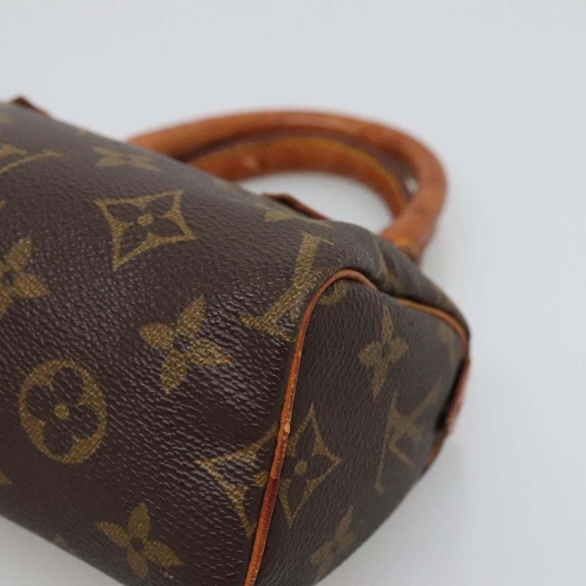LOUIS VUITTON Monogram Mini Speedy Hand Bag M41534 LV Auth bs29086