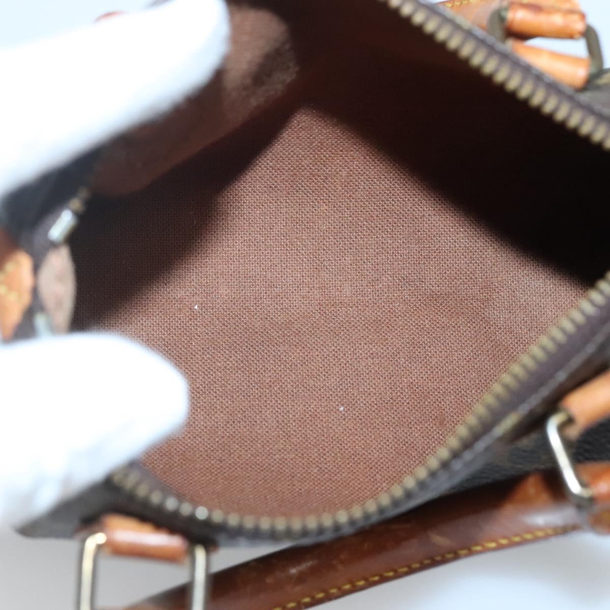 LOUIS VUITTON Monogram Mini Speedy Hand Bag M41534 LV Auth bs29086