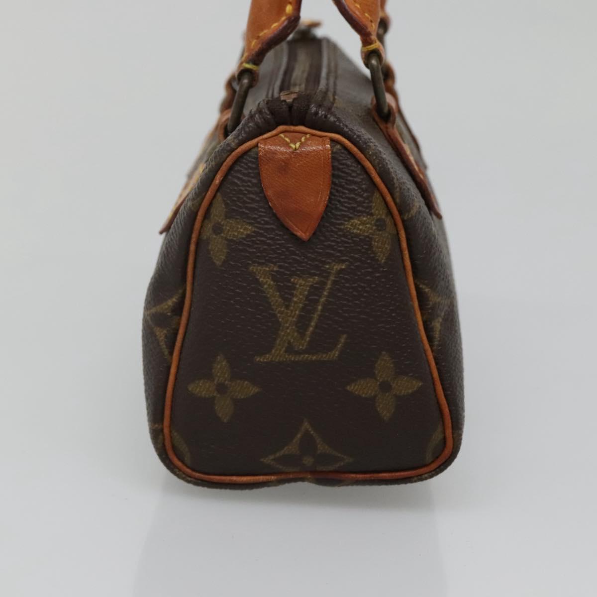 LOUIS VUITTON Monogram Mini Speedy Hand Bag M41534 LV Auth bs29086