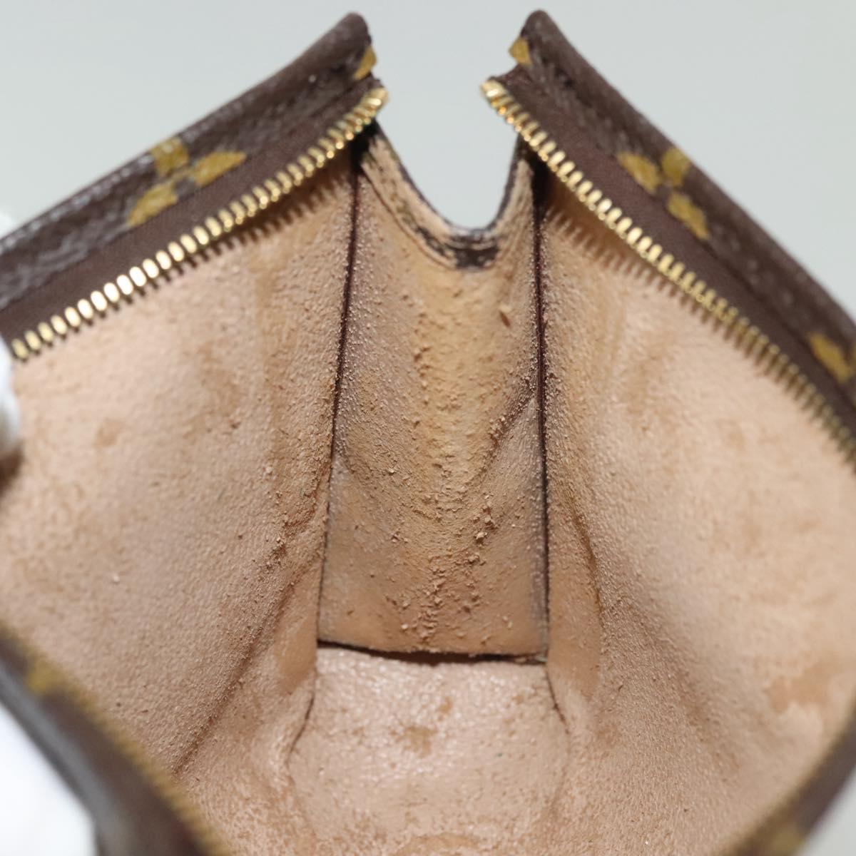 LOUIS VUITTON Monogram Poche Toilette 19 Pouch M47544 LV Auth bs29087