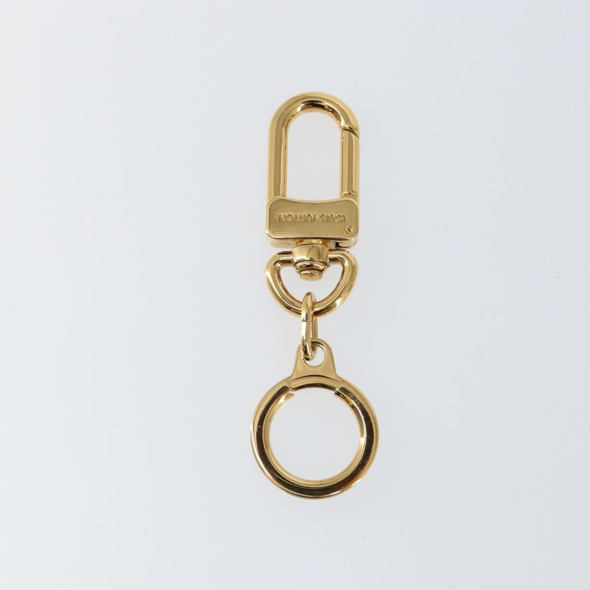 LOUIS VUITTON Anneau Cles Key Holder metal Gold Tone M62694 LV Auth bs29148