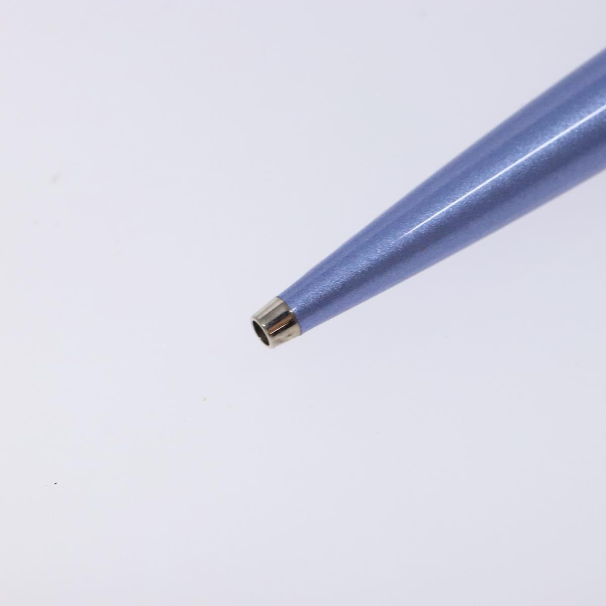 LOUIS VUITTON Jetligne Pen Metal Blue LV Auth bs29150