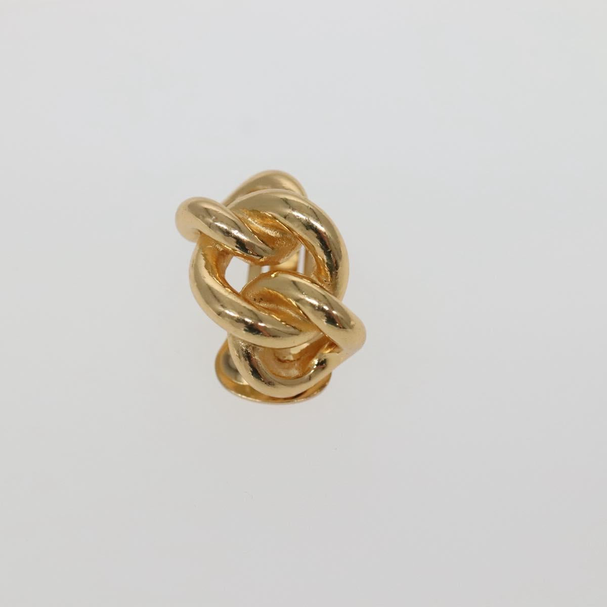 Christian Dior Earring metal Gold Auth bs29162