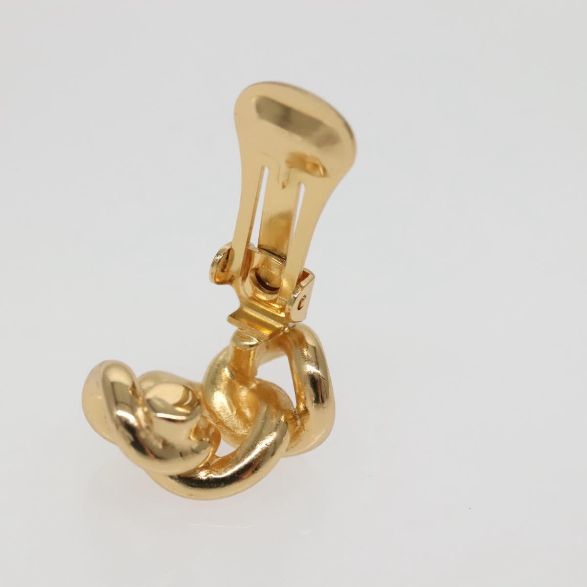 Christian Dior Earring metal Gold Auth bs29162