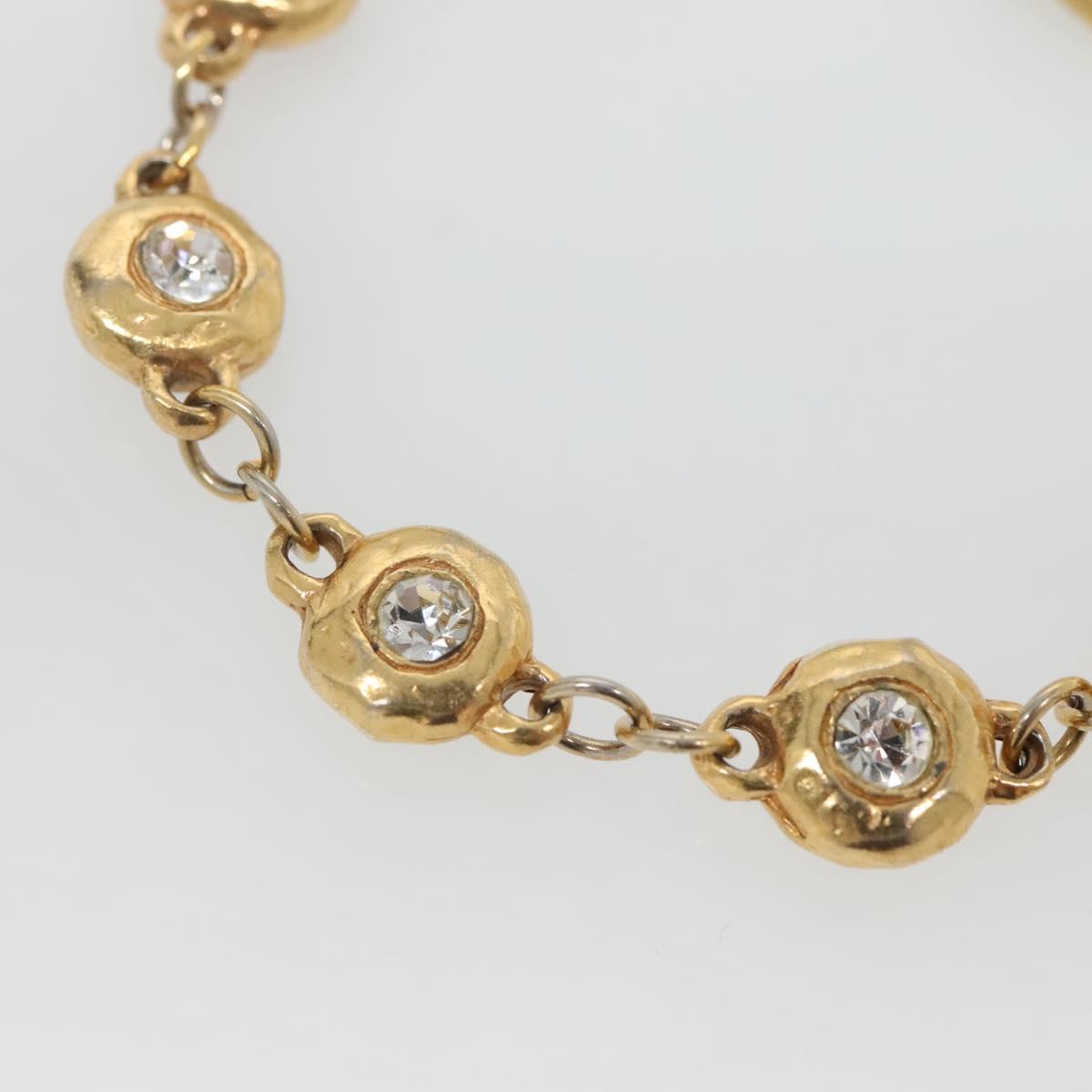 CHANEL Bracelet metal Gold CC Auth bs29168