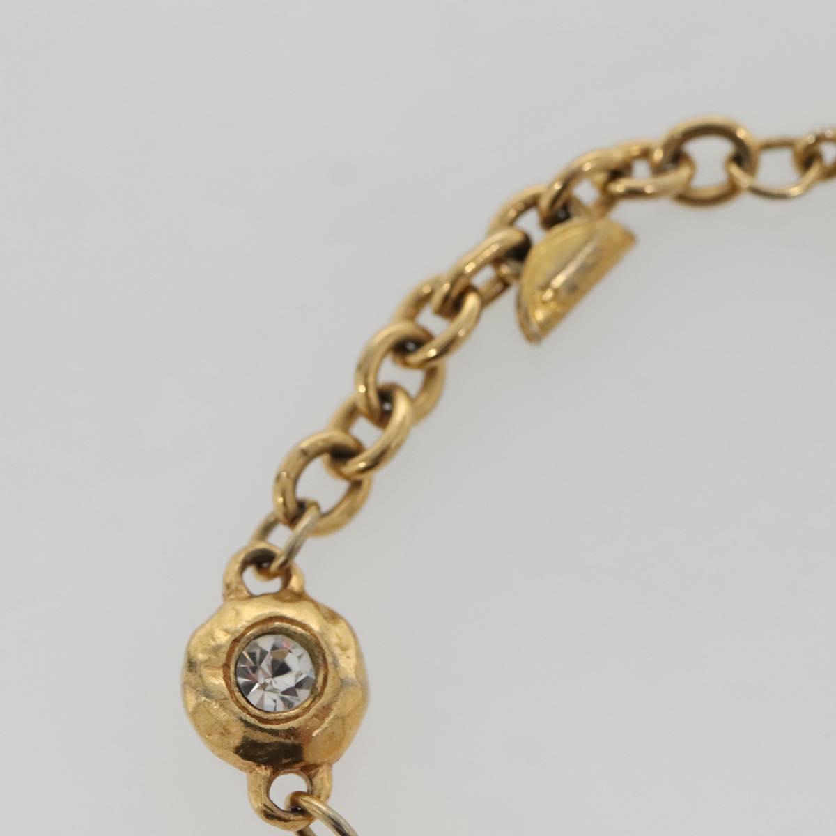 CHANEL Bracelet metal Gold CC Auth bs29168