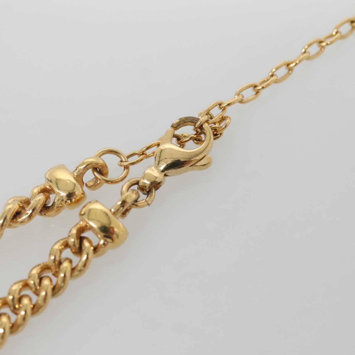 Christian Dior Necklace metal Gold Auth bs29170