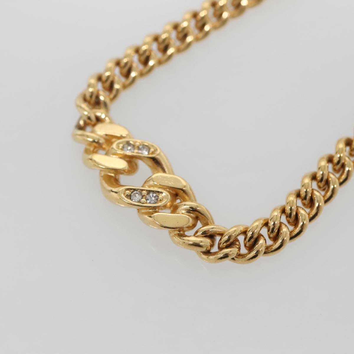 Christian Dior Necklace metal Gold Auth bs29170