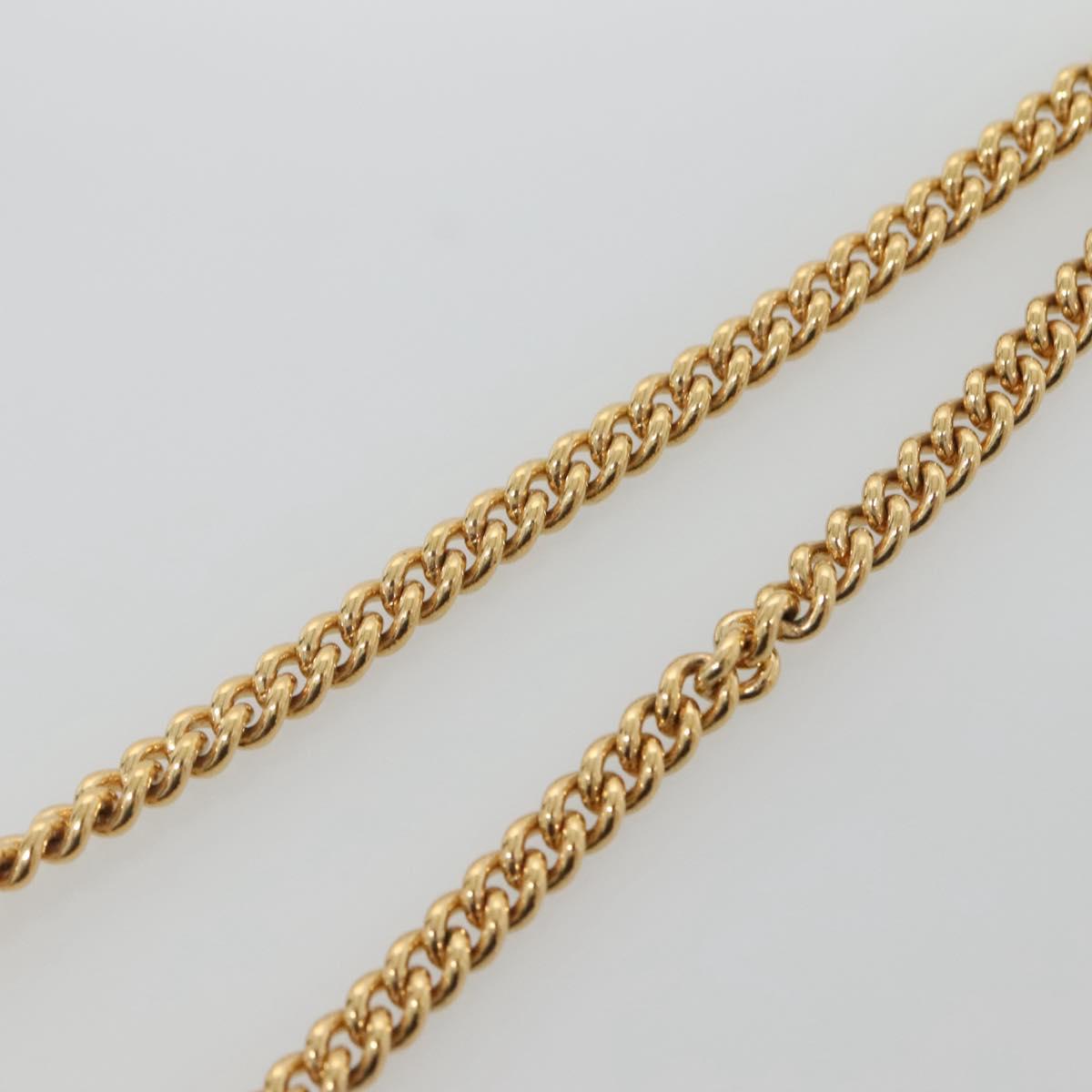 Christian Dior Necklace metal Gold Auth bs29170