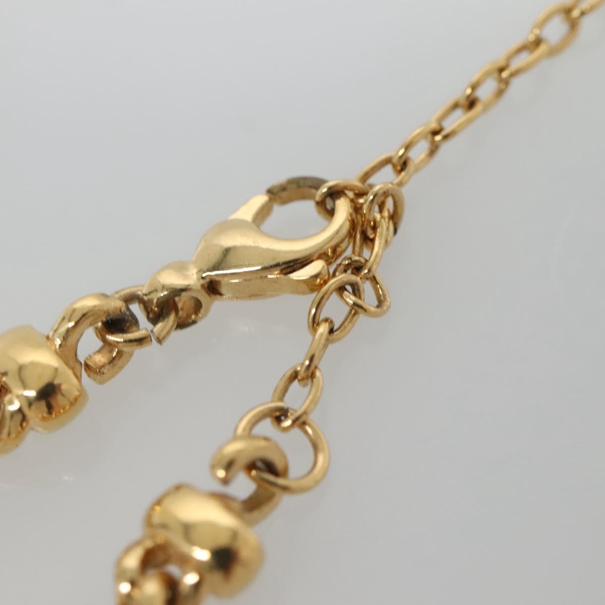 Christian Dior Necklace metal Gold Auth bs29170