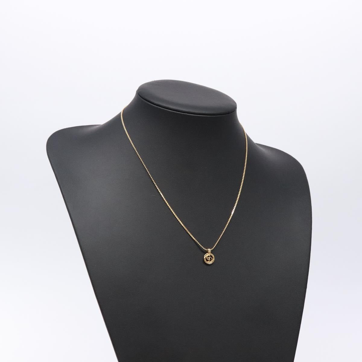 Christian Dior Necklace metal Gold Auth bs29171