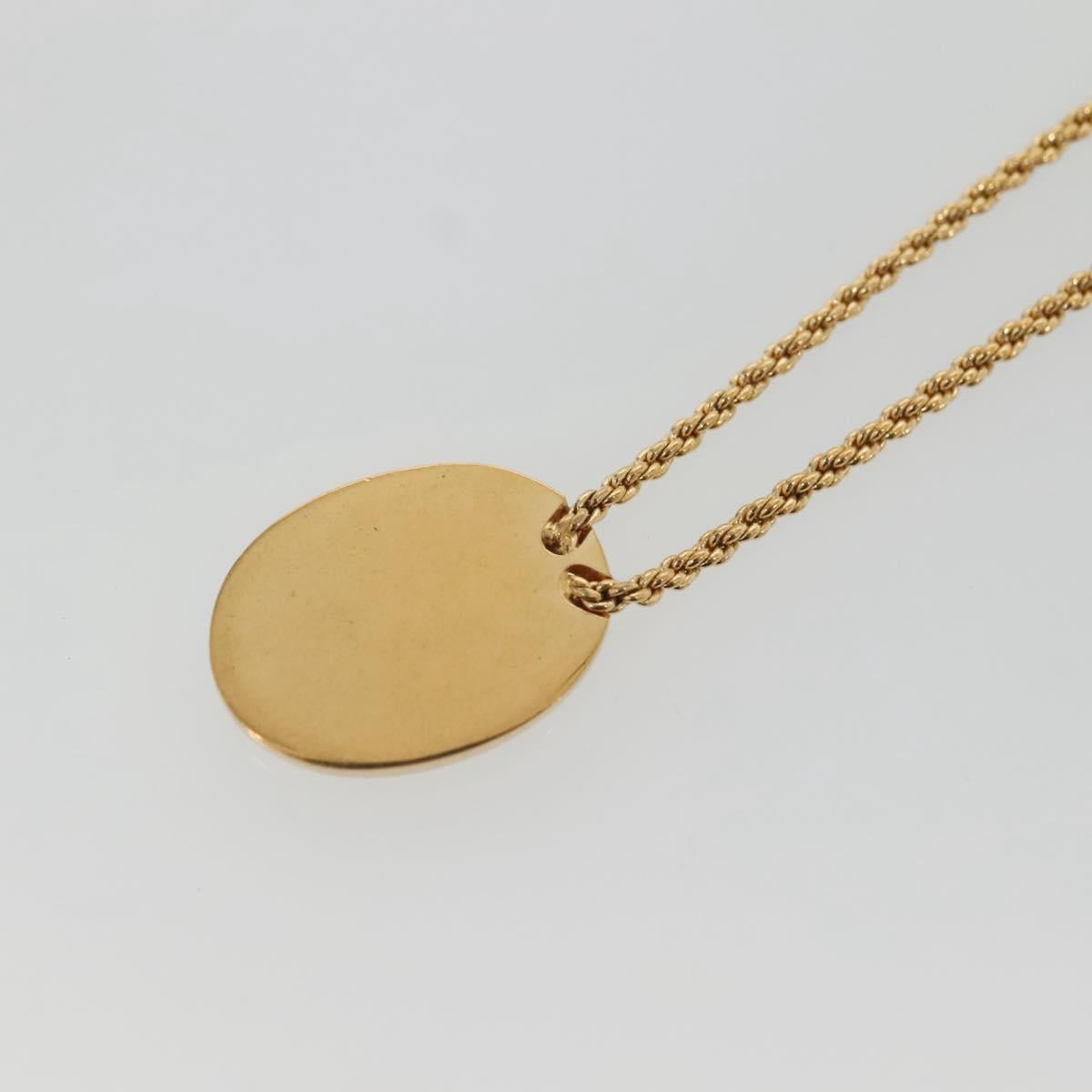 Christian Dior Necklace metal Gold Auth bs29173