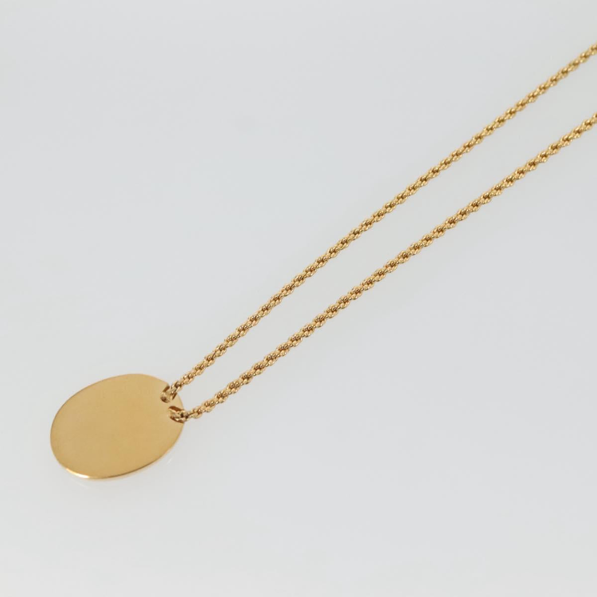 Christian Dior Necklace metal Gold Auth bs29173