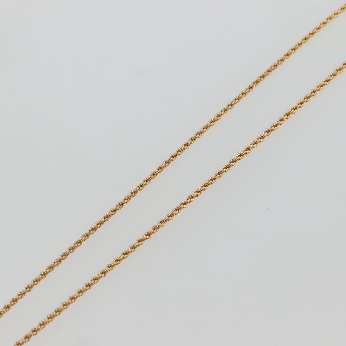 Christian Dior Necklace metal Gold Auth bs29173