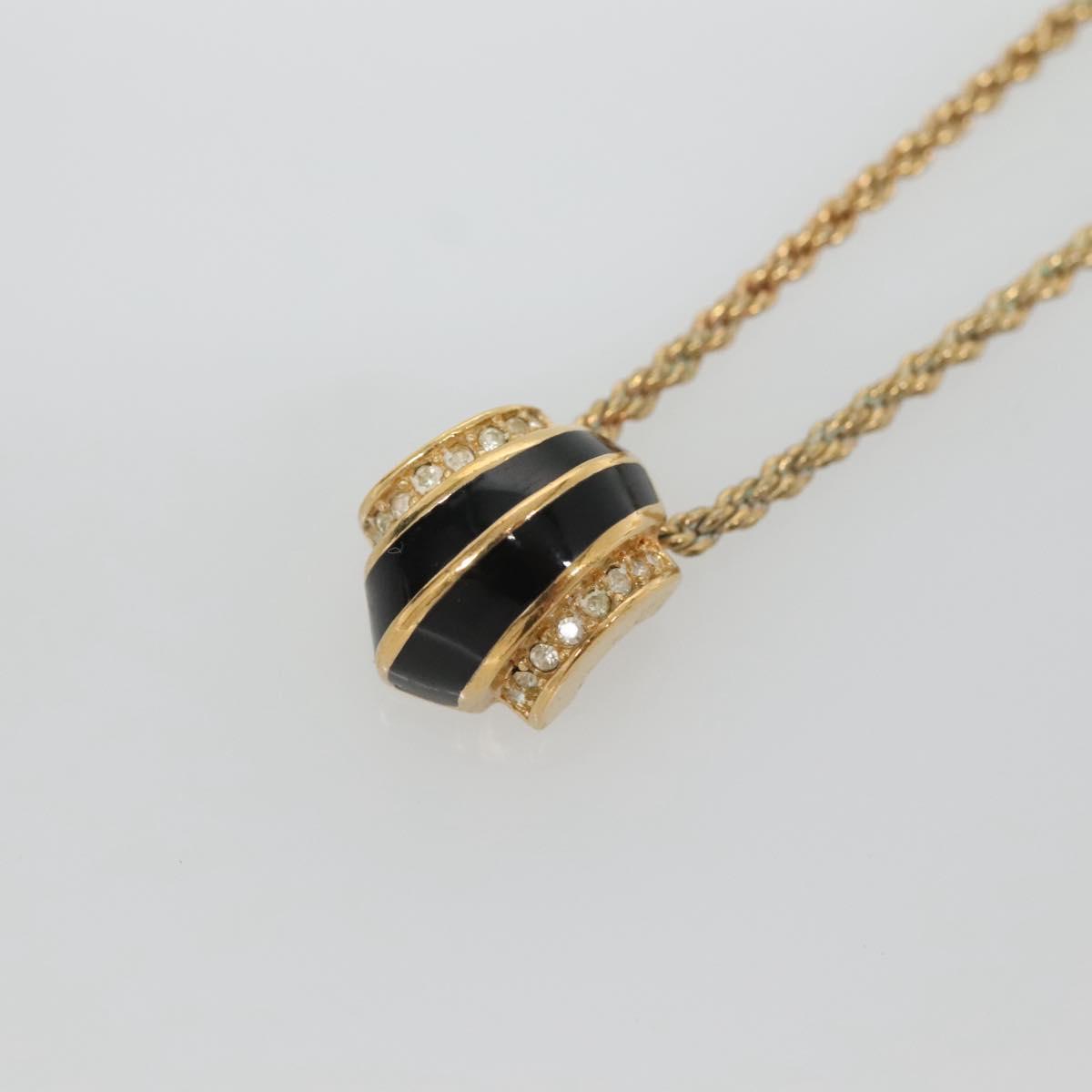 Christian Dior Necklace metal Gold Auth bs29175