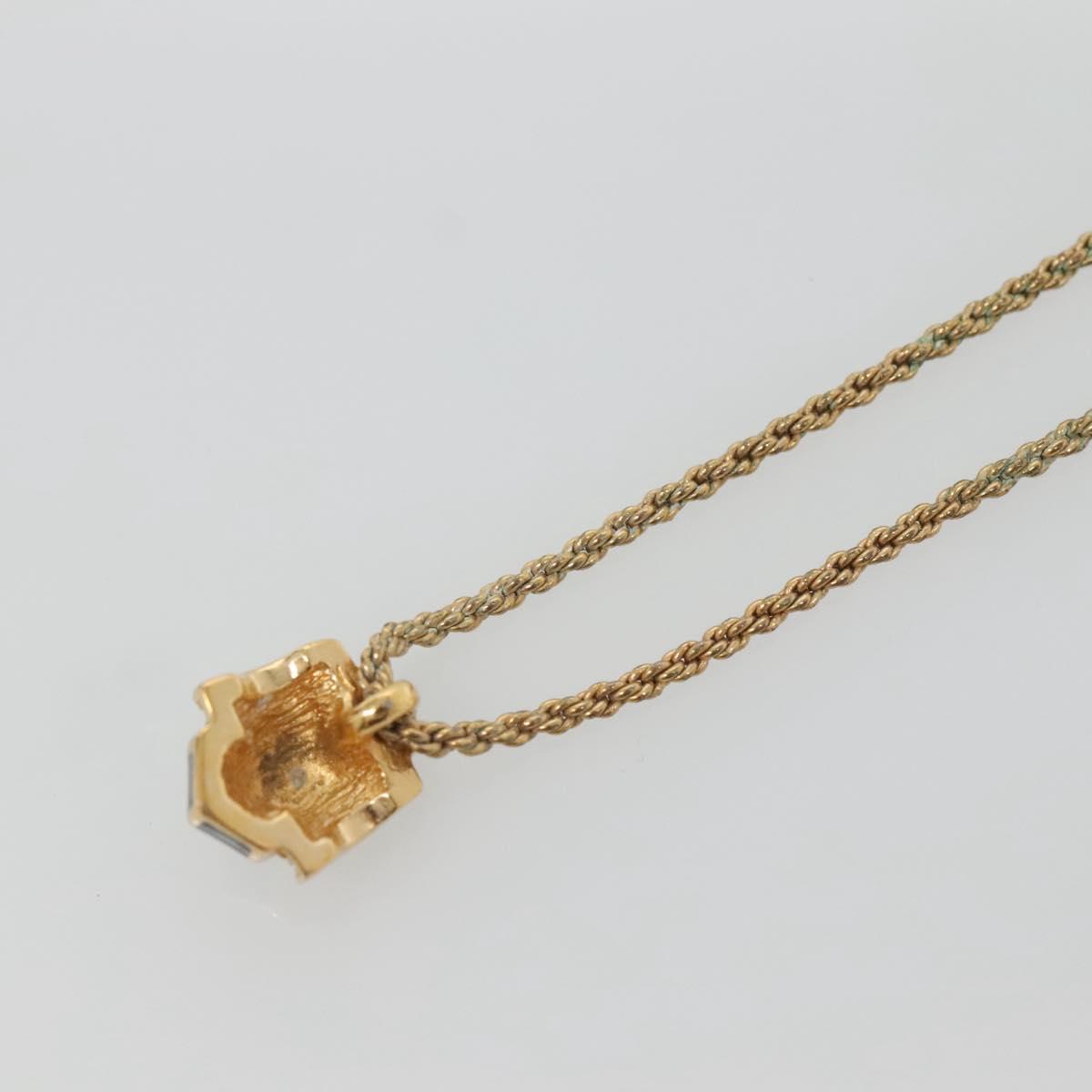 Christian Dior Necklace metal Gold Auth bs29175