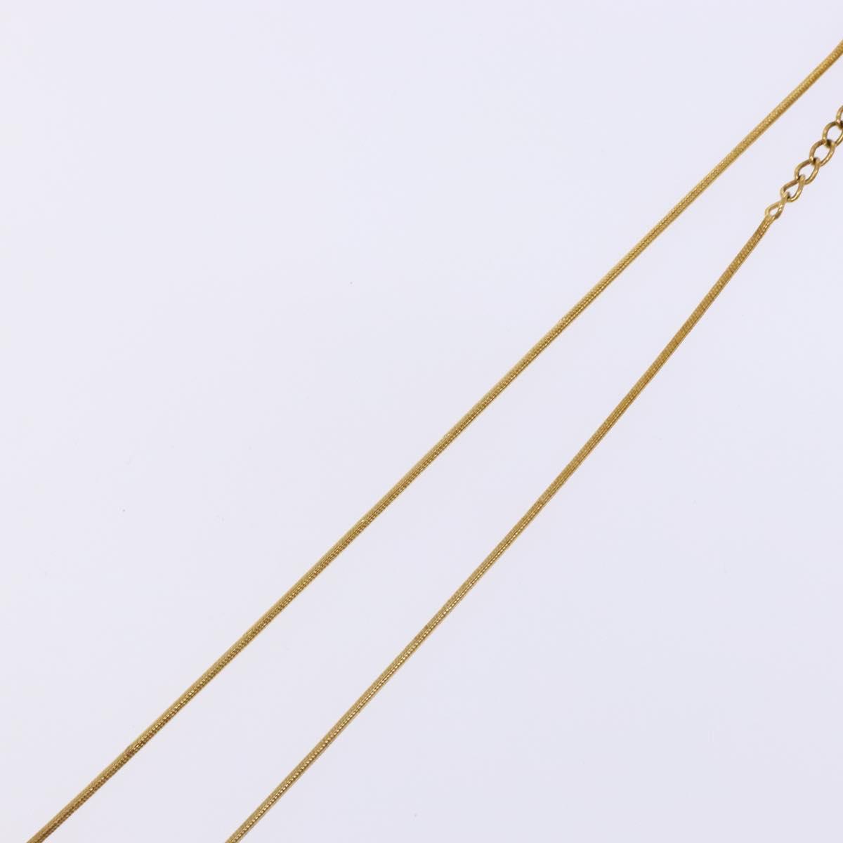 Christian Dior Necklace metal Gold Auth bs29184