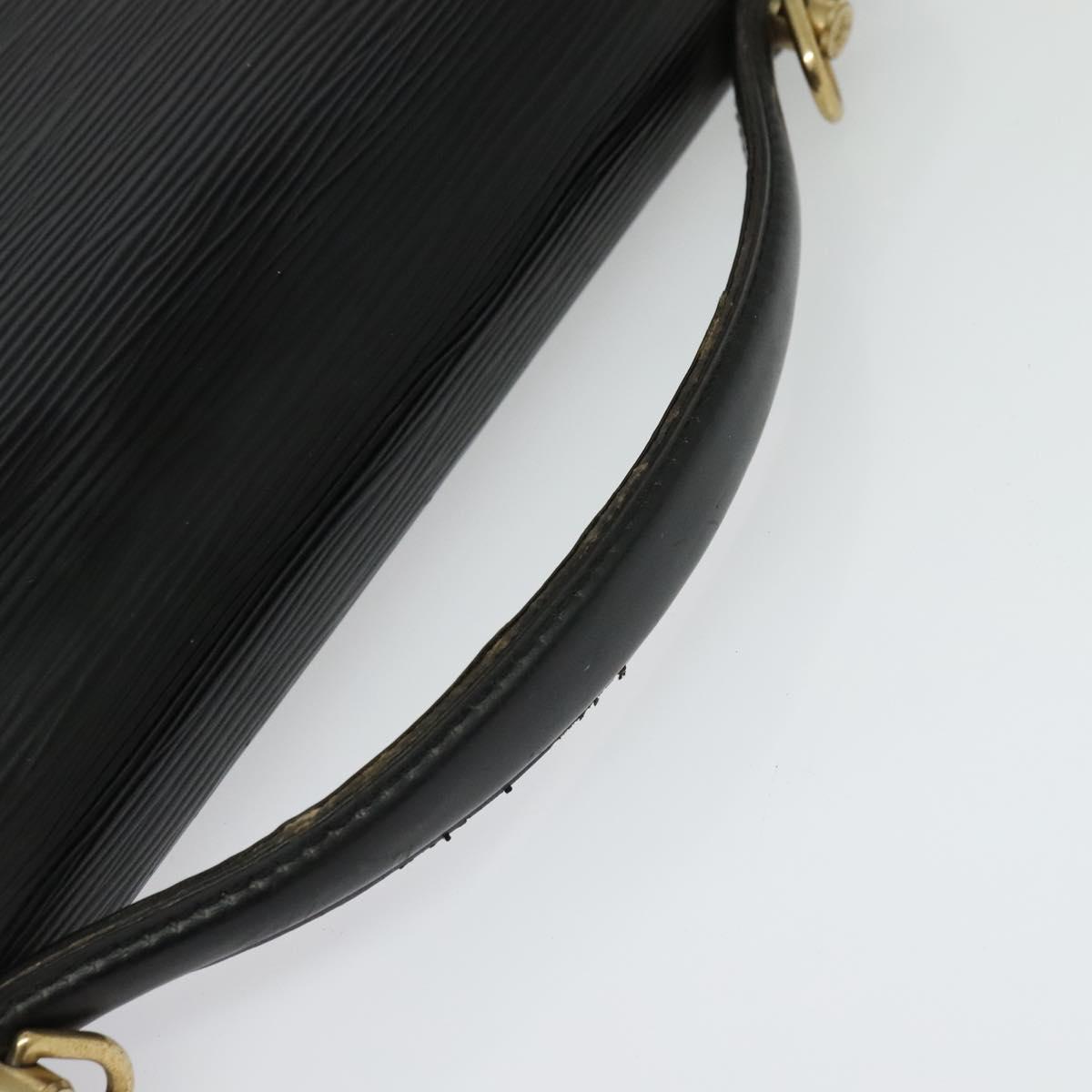 LOUIS VUITTON Epi Monceau 28 Hand Bag Black M52122 LV Auth bs29218