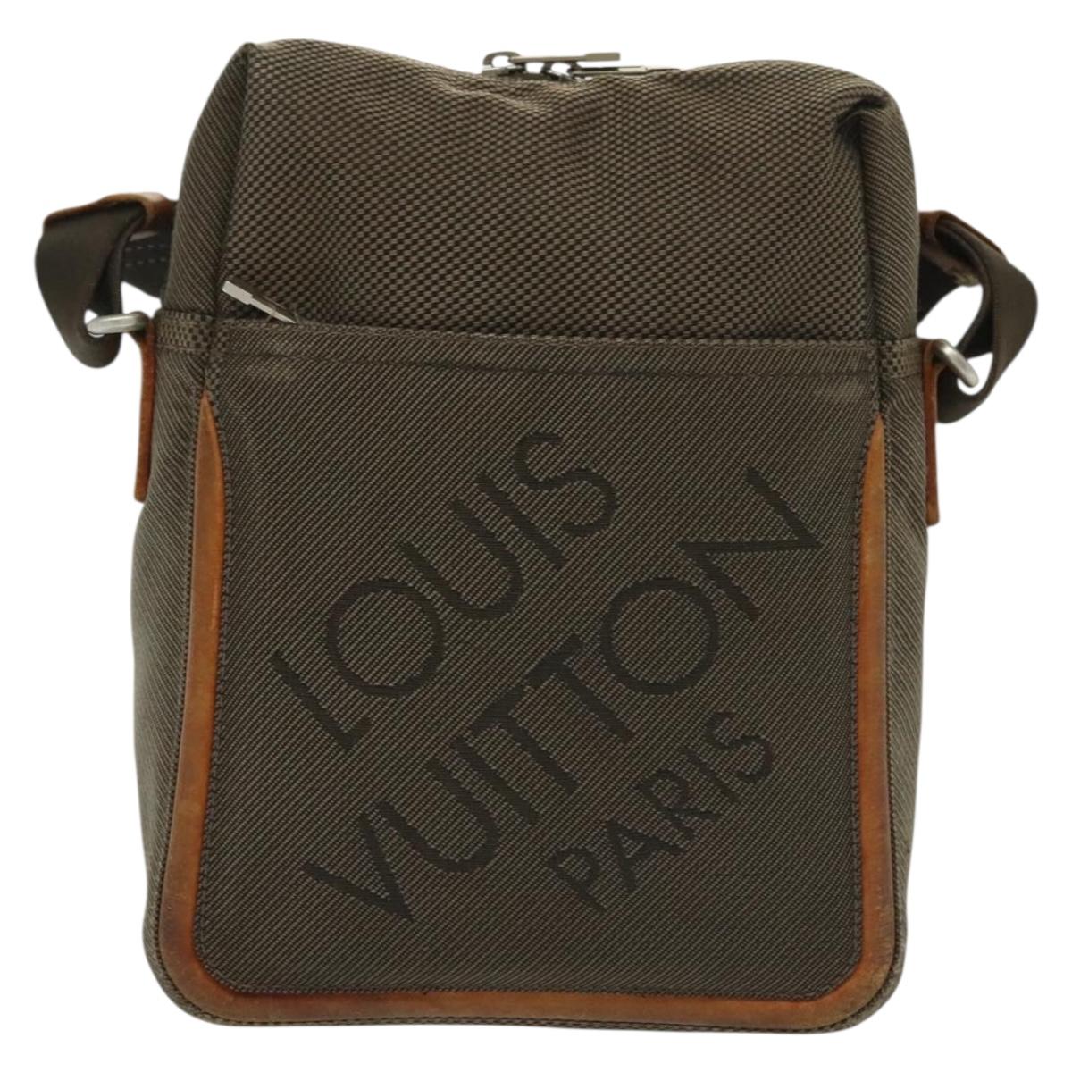 LOUIS VUITTON Damier Geant Citadan NM Bag Brown Tail M93224 LV Auth bs29221