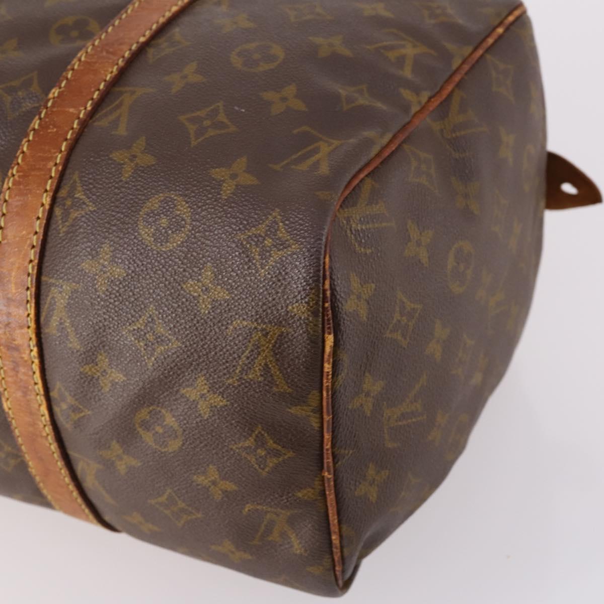 LOUIS VUITTON Monogram Sac Souple 35 Boston Bag M41626 LV Auth bs29244