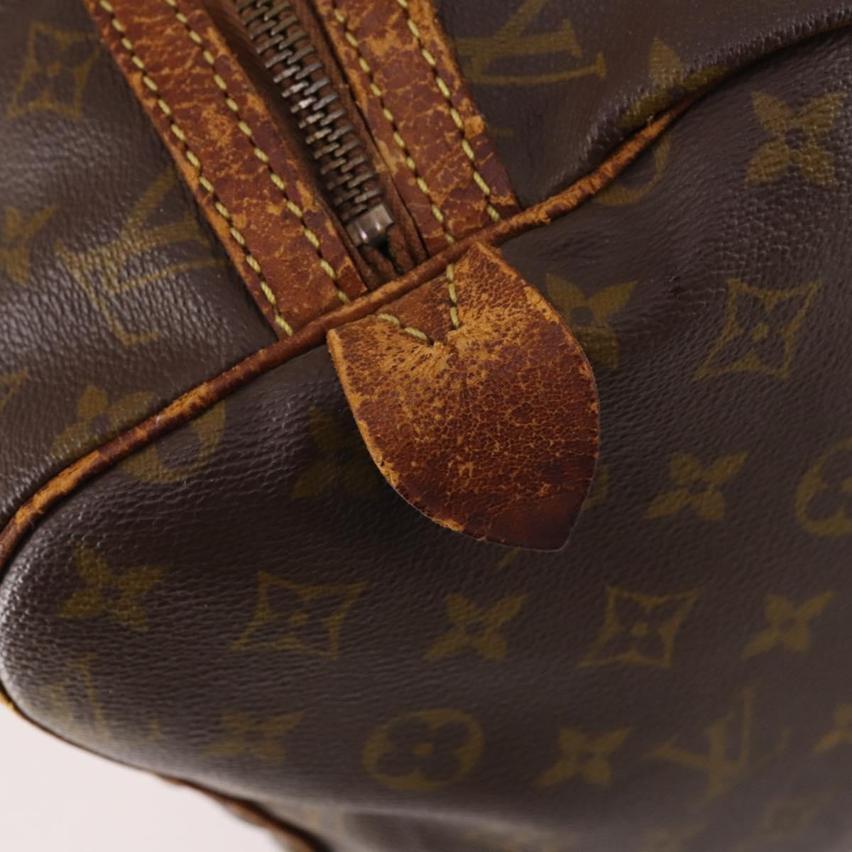 LOUIS VUITTON Monogram Sac Souple 35 Boston Bag M41626 LV Auth bs29244