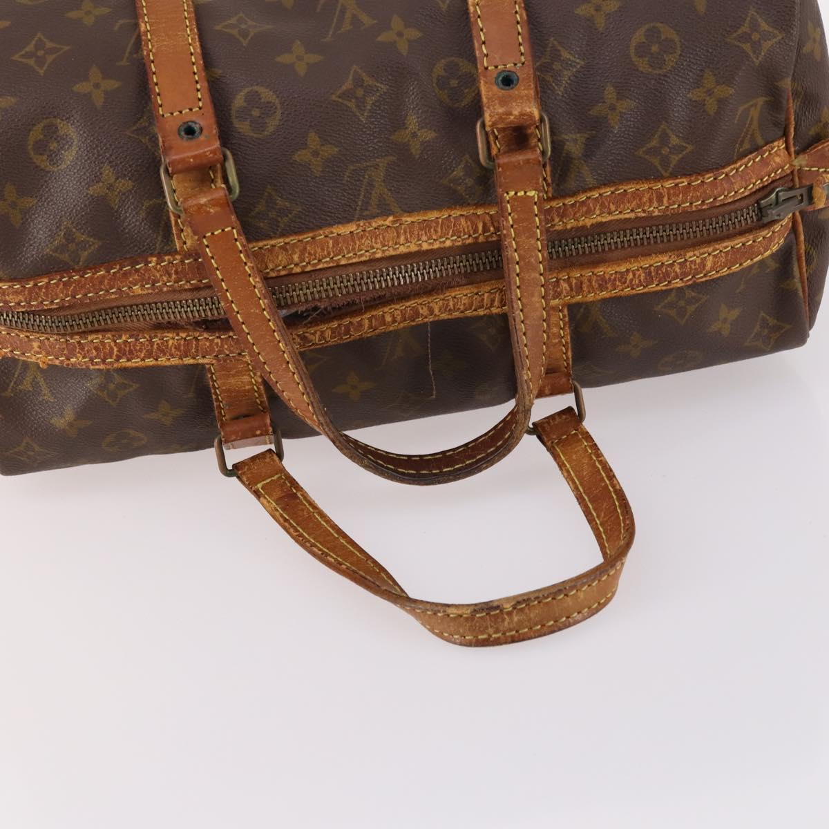 LOUIS VUITTON Monogram Sac Souple 35 Boston Bag M41626 LV Auth bs29244