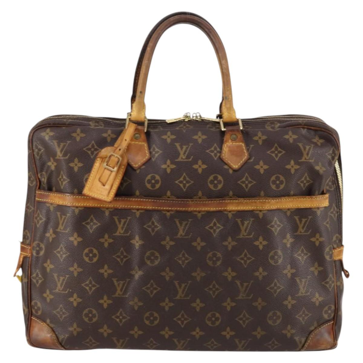 LOUIS VUITTON Monogram Porte Documents Voyage 2 Compartments M53362 Auth bs29245
