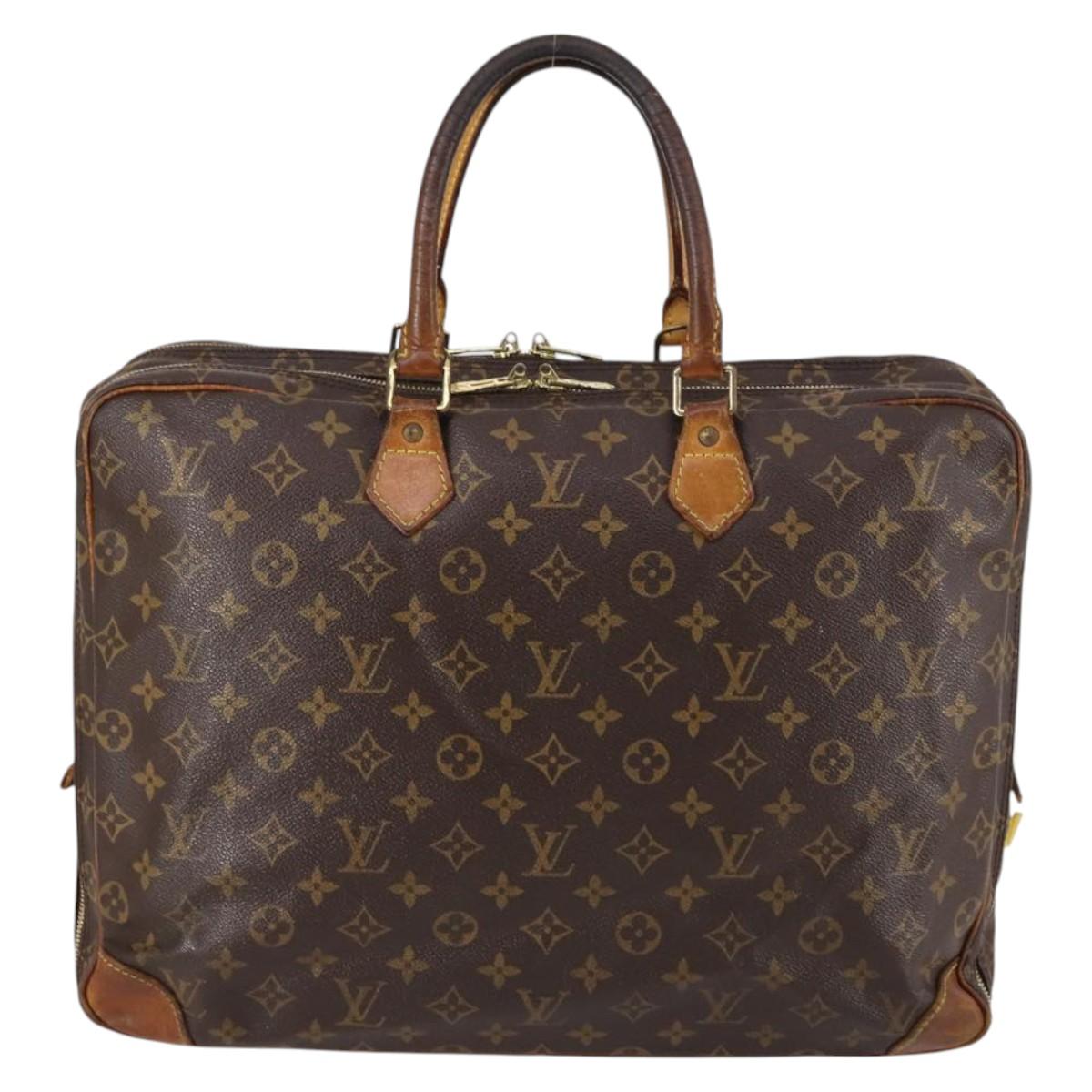 LOUIS VUITTON Monogram Porte Documents Voyage 2 Compartments M53362 Auth bs29245