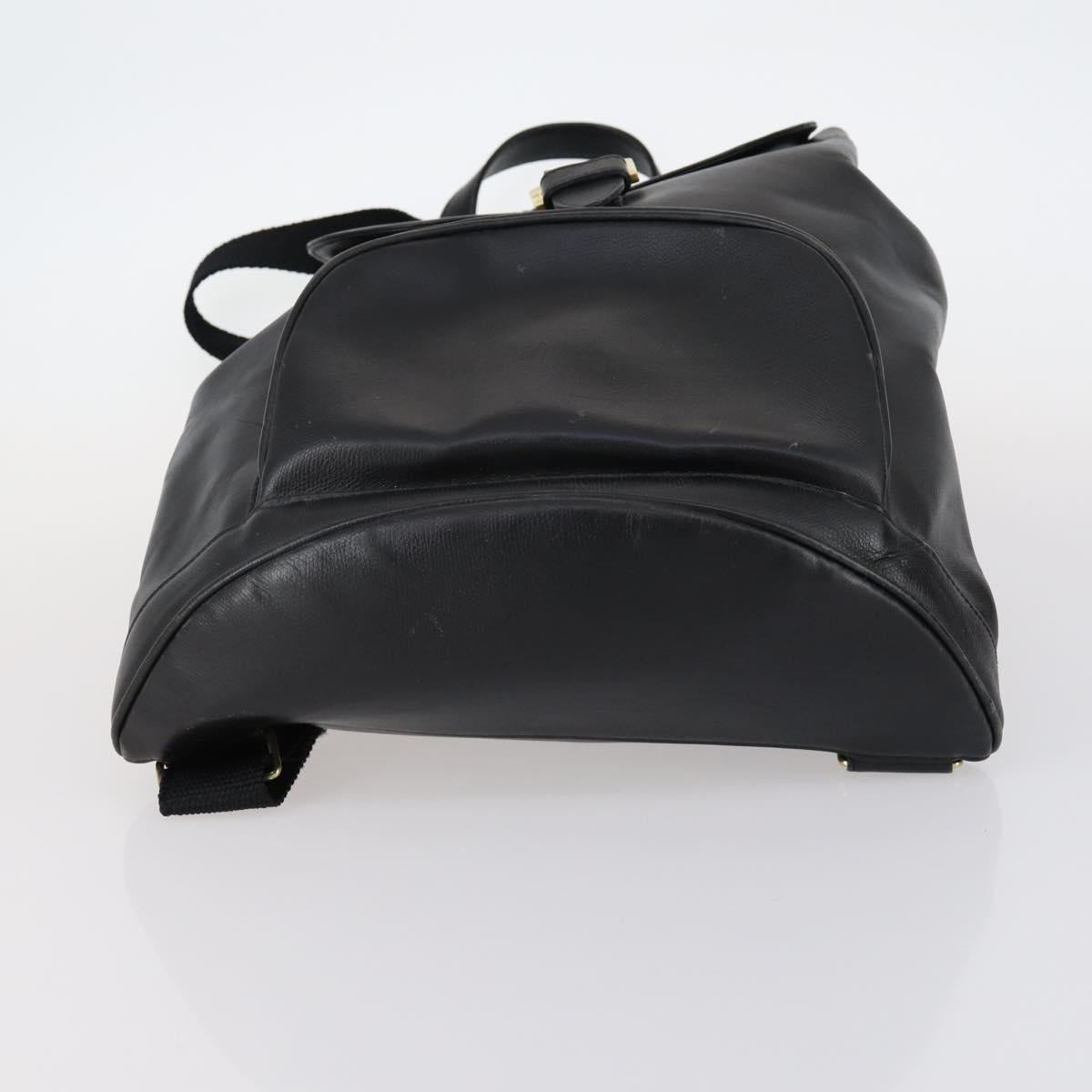 MCM Vicetos Logogram Backpack Leather Nylon 2Set Brown Black Auth bs29265