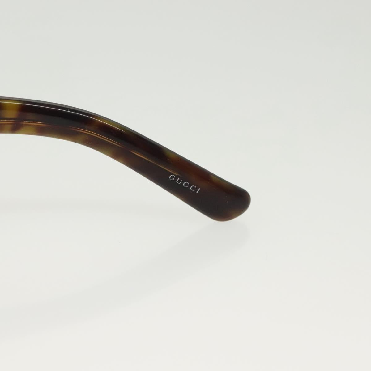 GUCCI Sunglasses Plastic Metal 2Set Brown Black Auth bs29266