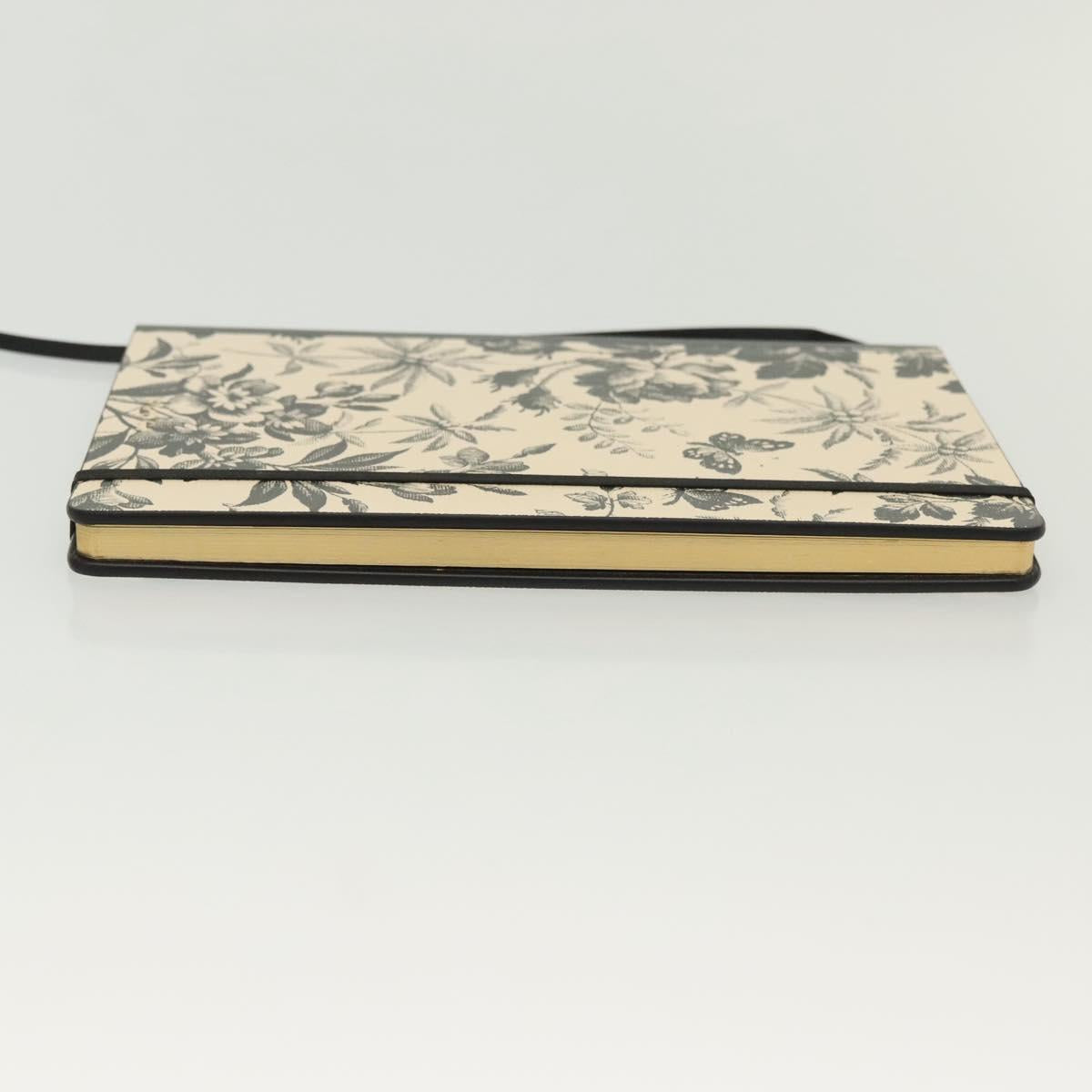 GUCCI Note White Black Auth bs29267